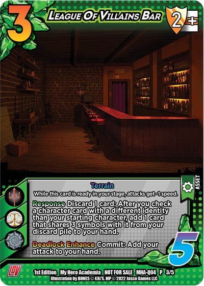 League of Villains Bar - MHA04 - Card Masters