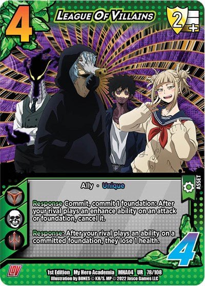 League Of Villains - MHA04 - Card Masters