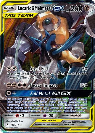 Lucario & Melmetal GX - 120/214 - Ultra Rare - Card Masters