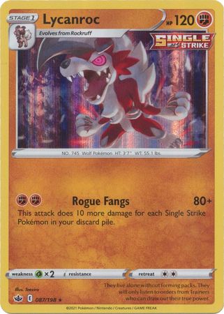 Lycanroc - 87/198 - Rare - Card Masters