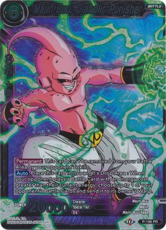 Majin Buu, Diabolic Punisher - P-196 - Foil Promo - Card Masters