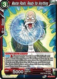 Master Roshi, Ready for Anything - BT12-010 - Card Masters