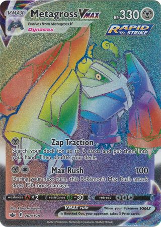 Metagross VMAX - 208/198 - Hyper Rare - Card Masters