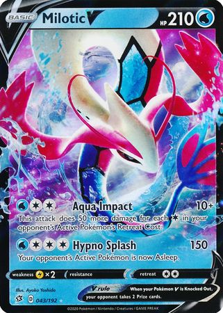 Milotic V - 043/192 - Ultra Rare - Card Masters