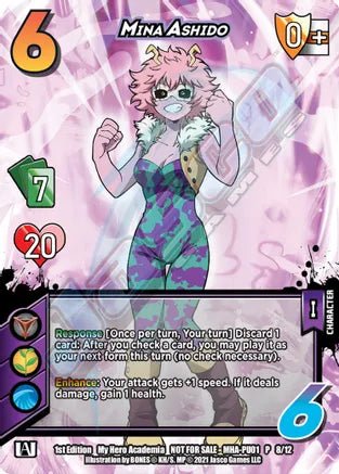 Mina Ashido (Plus Ultra Pack 1) - MHA-PU01 P 8/12 - Card Masters