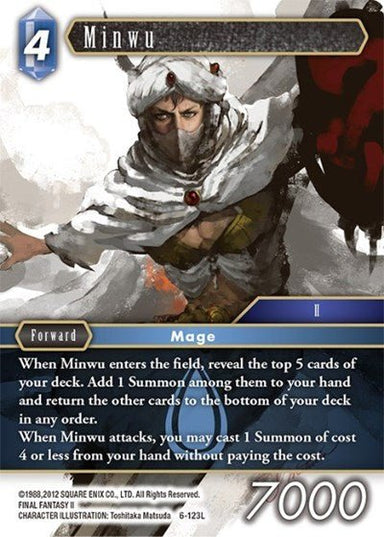 Minwu 6- - Card Masters