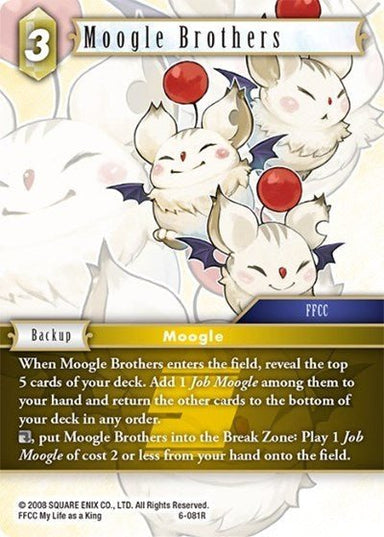 Moogle Brothers 6- - Card Masters
