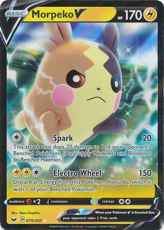 Morpeko V - 079/202 - Ultra Rare - Card Masters