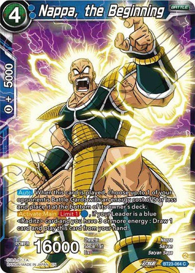 Nappa, the Beginning BT23-064 - Card Masters